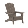 Flash Furniture Brown Adirondack Patio Chairs with Cupholder, 2PK 2-LE-HMP-1044-10-BR-GG